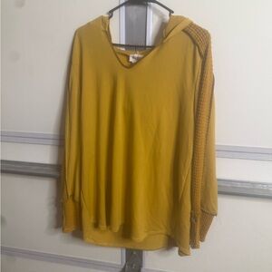 BiBi Mustard Yellow Knit Top